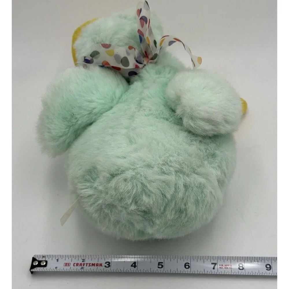 Vtg Commonwealth Duck Platypus Stuffed Animal Plush Polka Dot Bow Green RARE '93